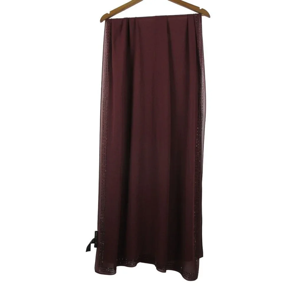 White House Black Market Wrap Scarf Sheer Embellished NEW $89 Romantic Feminine